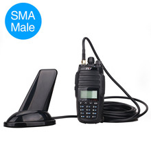 ABBREE SMA-Male Shark Fin Design VHF UHF 136-174/400-470mhz Dual Band Antenna for Yaesu Kenwood TYT T Wouxun Walkie Talkie 2024 - buy cheap