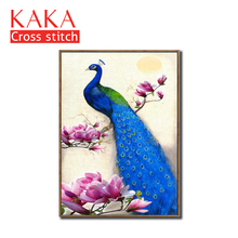 Cross stitch kits,Embroidery needlework sets with printed pattern,11CT-canvas for Home Decor Painting,Animals Full CKA0067 2024 - buy cheap