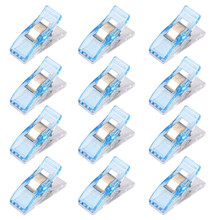 20 PCS Small Clear Storage Clips Sewing Craft Quilt Binding Plastic Clips Clamps Pack 2024 - buy cheap