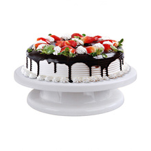 1PC Plastic Cake Turntable Rotating Cake Stand Round DIY Pedestal Swivel Cake Decorating Turntable Useful Baking Pastry Tools 2024 - buy cheap