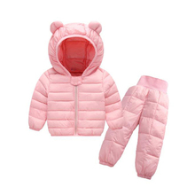 LILIGIRL Children's Winter Down Clothes Sets 2022 Baby Girls Warm Jacket Coat+Pant Overalls Suit and Boys Clothing Costume New 2024 - buy cheap