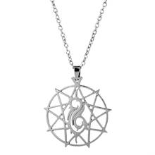 dongsheng American Heavy Metal Rock Band Slipknot Logo Pendant Necklace For Music Fans Alloy Long Chain Necklace Jewelry -30 2024 - buy cheap