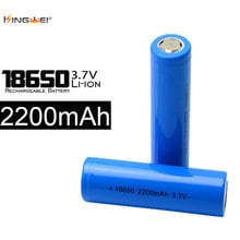 Kingwei-batería recargable de iones de litio para ventilador, 4 Uds. ICR 18650 3,7 V 2200mAh 2024 - compra barato