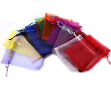 10pcs/lot 4 Sizes Organza Bags Jewelry Packaging Bags Wedding Party Decoration Drawable Bags Gift Pouches 2024 - buy cheap