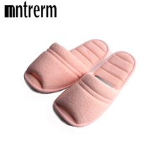 Mntrerm 2020 Spring Towels Cotton Indoor Slippers For Women Home Slippers Line Soft Bottom Summer Slippers Fashion House Shoes 2024 - buy cheap
