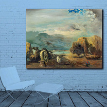 Salvador dali a sofa fashioned out of saliva Canvas Painting For Living Room Home Decor Oil Painting On Canvas Wall Painting 2024 - buy cheap