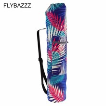 75*16cm yoga pilates esteira saco lona impressão cordão cinta mochila para 6mm yoga esteira sacos de fitness esportes treinamento almofada sacos de ginásio 2024 - compre barato