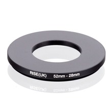 RISE(UK)-52-28mm, 52-28mm, 52 a 28, bajante, adaptador para filtros negro 2024 - compra barato