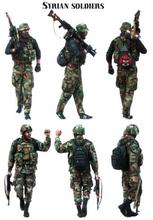 1/35 Scale Unpainted Resin Figure syrian soldiers 2 figures 2024 - buy cheap