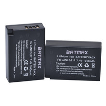 Batmax-Batería de cámara LP-E17 LPE17 LP E17, para cámaras Canon EOS 760D 800D T6i 750D T6s M3 M5 8000D Kissx8i, 2 unidades 2024 - compra barato
