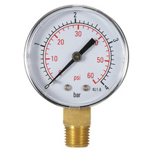 Dropshipping Practical Pool Spa Filter Water Pressure Gauge Mini 0-60 PSI 0-4 Bar Side Mount 1/4 Inch Pipe Thread NPT TS-50 2024 - buy cheap