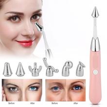 6 In 1 Electric Eye Nose Massager Anti Wrinkle Facial Beauty Bar Roller Skin Eyes Lifting Stick Tightening Face Slimming Tools 2024 - buy cheap