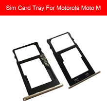 Gold Genuine Sim Card Tray Slot For Motorola Moto M XT1662 XT1663 5.5 In Micro SIM Card Adapter Holder Replacement Repair Parts 2024 - buy cheap