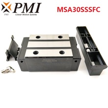 Uds Original de Taiwán PMI MSA30S MSA30SSSFC N lineal de guía bloque deslizante carruaje para CO2 láser máquina CNC router MSA30S-N 2024 - compra barato