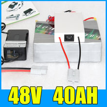 48V 40AH Lithium Battery Pack , 54.6V 2000W Electric bicycle Scooter solar energy Battery , Free BMS Charger Shipping 2024 - buy cheap