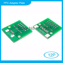 10pcs 12P FFC FPC Adapter Plate 0.5MM / 1.0MM Pitch to 2.54mm 12Pin Flat Cable Socket Adaptor Connector for PCB Board TFT LCD 2024 - buy cheap