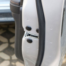 Автомобильный Стайлинг Carmilla, дверной замок, наклейка на двери для Skoda Octavia A2 A5 A7 Fabia Rapid Superb Yeti Roomster 2024 - купить недорого