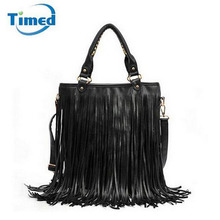 Women Pu Leather Tassel Handbags 2019 New Fashion Messenger Bags Large Capacity Shoulder Bag Ladies Vintage Bags Hot Sale 2024 - buy cheap