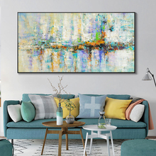Pintura abstracta colorida al óleo sobre lienzo, carteles e impresiones sobre lienzo, imágenes para pared para decoración de sala de estar, Cuadros 2024 - compra barato