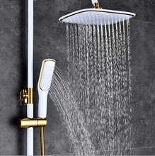 5 Styles gold and black White color waterfall shower head high qualtiy top shower overhead shower hand shower spray 2024 - buy cheap