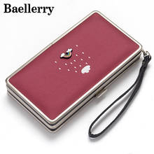 Baellerry Women Wallet Phone Bag Leather Long Wallet Purse Clutch Cartoon Style Female Purse Designers monedero mujer WWS056 2024 - buy cheap
