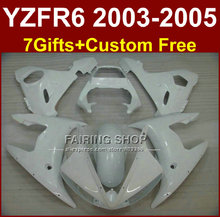DEW white body repair parts for YAMAHA R6 fairing kit 03 04 05 fairings YZF R6 2003 2004 2005 Motorcycle sets WI7 2024 - buy cheap