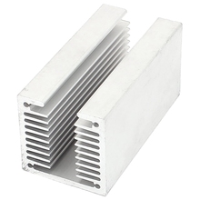 1 x silver-aluminum radiator U 80 * 40 * 40mm 2024 - buy cheap