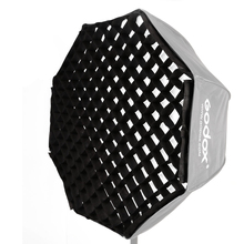 Godox-rejilla negra para paraguas, Softbox para estudio fotográfico octagonal, Flash, Speedlight, 120 cm/47 pulgadas, 120 cm 2024 - compra barato