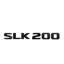 Adesivo de letra para mercedes benz slk200, emblema preto fosco de 200 polegadas, etiqueta para porta-malas 2024 - compre barato