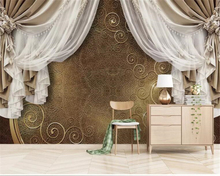 Beibehang-papel tapiz 3d para sala de estar, mural estéreo europeo, Fondo de TV, papel tapiz 2024 - compra barato