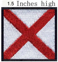 Ics victor sign 1.5 "patch bordado alto para aplique de ferro em crochê/apliques/remendo rock 2024 - compre barato