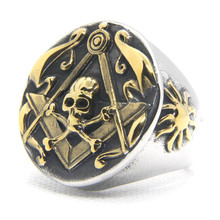 Size 7-14 New Design Huge Heavy Skull Ring 316L Stainless Steel Cool Man Big Skull Pirate Ring 2024 - buy cheap