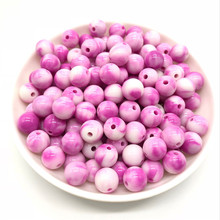 Wholesale 6/8/10mm colored acrylic beads, DIY jewelry bracelet necklace madeing #06 2024 - buy cheap