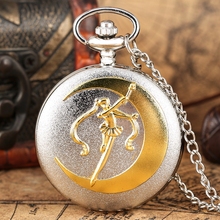 New Fashion Silver Grand Quartz Pocket Watch Luxury Golden Women's Necklace Pendant Chain Floral rattan Pocket Watch Gifts 2024 - buy cheap