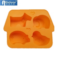 Allforhome Mini Cute Dog Pig Bird Elephant Animal 3D Silicone Chocolate Mold Jelly Mold Pudding Mould Ice Cube Tray Cake Tool 2024 - buy cheap