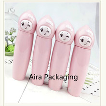 20pcs/lot Pink Cute Elegant Lipstick Tube 12.1mm  Plastic Lovely Creative Cosmetic Lip Balm Bottle Lip Balm Bottle 2024 - buy cheap