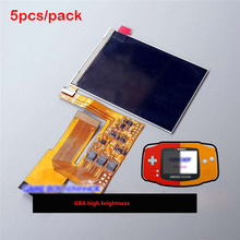 Pantalla LCD de alta iluminación para consola de juegos GBA, Kit de 10 niveles de alto brillo, retroiluminación IPS, brillo ajustable, 5 uds. 2024 - compra barato