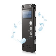 Vandlion-Grabadora de Audio Digital activada por voz, reproductor de MP3 WAV, unidad USB, portátil, cubierta de aluminio de Metal negro V31 2024 - compra barato