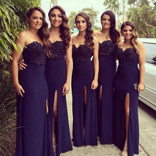 One Shoulder Mermaid Bridesmaids Dresses Long Elegant African Bridesmaid Maid of Honor Gown Wedding Party Guest Dress 2024 - buy cheap