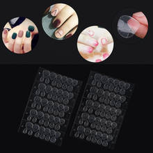 brand new 50sheet/lot double side nail stickers adhesive glue sticker clear sticky tape fake nails sticker glue manicure tools 2024 - buy cheap