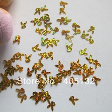 GD20-2 Free Shipping Wholesale 100g/bag Gold Bunny Glitter Nail art Glitter Pieces Nail art decoration 2024 - buy cheap