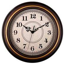 ABKM Hot 12-Inch Silent Non-Ticking Round Wall Clocks, Wall Clocks Decorative Vintage Style,Home Kitchen/Living Room/Bedroom(G 2024 - buy cheap