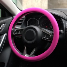 Car Soft Silicon Steering Wheel Cover For Benz W211 W221 W220 W163 W164 W203 W204 A B C E S SLK GLK CLS GLC Class 2024 - buy cheap