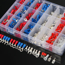 1000Pcs Insulated Crimp Terminals 24Types Kit Electrical Cable Wire Uninsulated Connectors Spade Fork Ring Assorted Set 2024 - buy cheap
