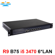 1U Firewall Appliance with 6 intel PCI-E 1000M 82583V Gigabit LAN Intel Quad Core i5 3470 3.2Ghz CPU Mikrotik ROS 2024 - buy cheap