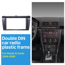Seicane-Panel de Radio de coche, placa de estéreo de doble Din, Fascia, adaptador de conexión de Audio, para Mazda 3 Axela 2004-2009 2024 - compra barato