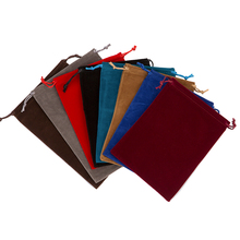 20Pcs 10*18cm Velvet Drawstring Gift Pouch Bags Fit Wedding Packing&Storage Jewelry Pouches Display Red/Black/Gray/Blue/Coffee 2024 - buy cheap