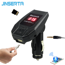 JINSERTA-REPRODUCTOR de música MP3 para coche, manos libres, inalámbrico, Micro SD, USB, cargador transmisor FM con Bluetooth 2024 - compra barato