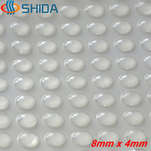 1000 PCS 8mm x 4mm clear anti slip Silica gel rubber plastic bumper damper shock absorber 3M self-adhesive silica gel feet pads 2024 - buy cheap