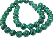 Unique Pearls jewellery Store,10mm Round Green Malachite Jasper Loose Beads One Full Strand 15'' LC3-0158 2024 - buy cheap